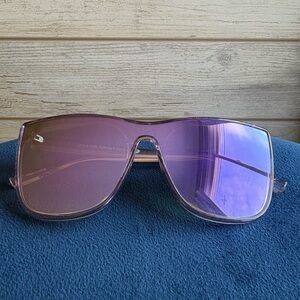 Foster Grant Lavender Oversized Sunglasses